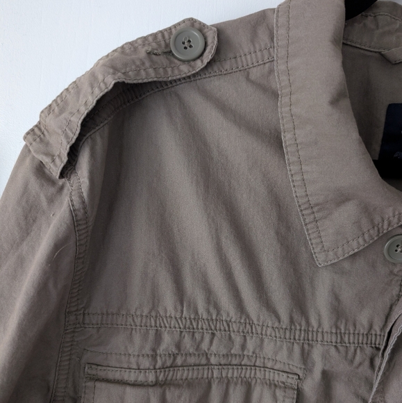 Gap Olive Green Safari Jacket XL - Picture 5 of 8